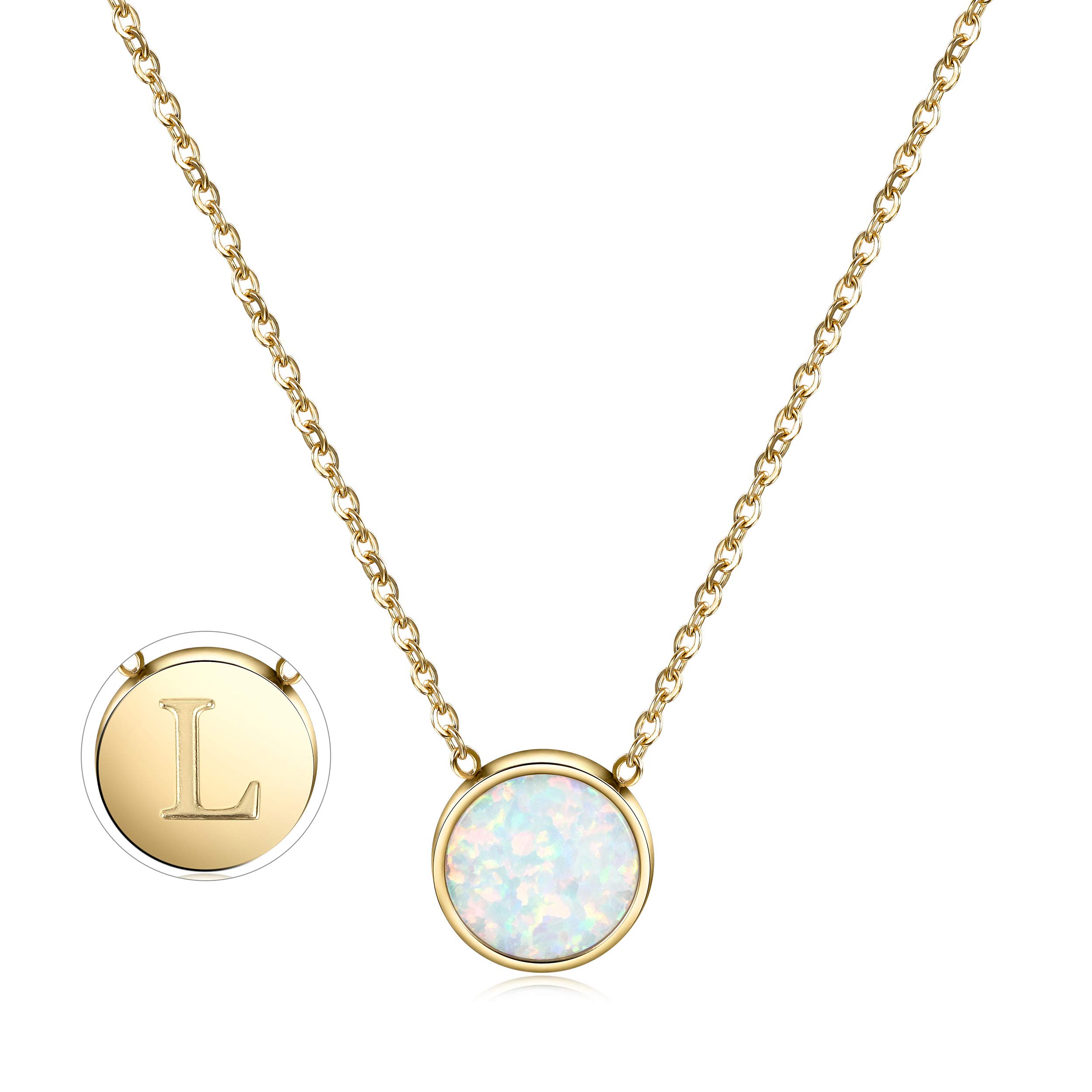 14K Gold Filled Initial Necklace - Adjustable Dainty Personalized Alphabet Letter Pendant, Handmade Tiny Jewelry Gift for Women | Perfect for Birthdays, Anniversaries & Everyday Elegance