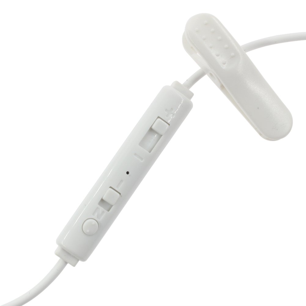 Anti-Radiation 3.5mm Wired Earpiece with Microphone & PTT Button - Compatible with iPhone 7 Plus/6/5/4 & Samsung Galaxy S6/S7/Note 2 (9500/9300) - Perfect for Call Centers, Security Guards & Hands-Free Communication