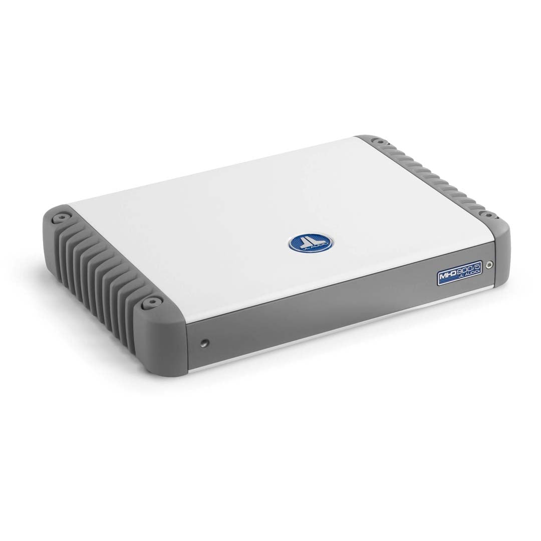 JL Audio MHD900/5 M Series 5-Channel Class D Marine Amplifier - High Power Boat Audio System for Marine, RV & Off-Road Vehicles