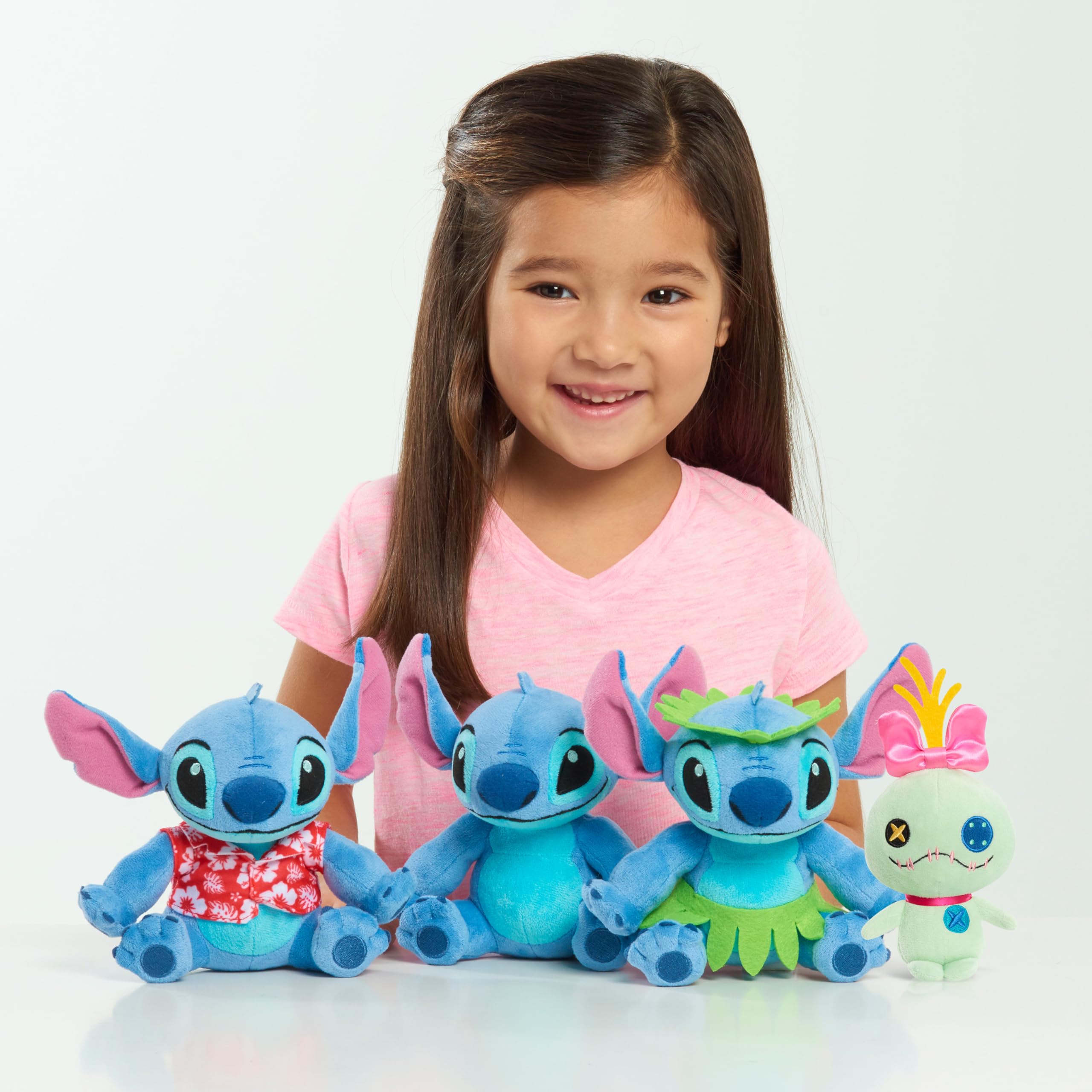 Disney Lilo & Stitch Scrump Plush Toy - Soft Stuffed Animal Bean Bag, Officially Licensed Kids Gift for Toddlers Age 2+ by Just Play | Perfect for Bedtime Cuddles, Nursery Decor & Disney Character Collectors