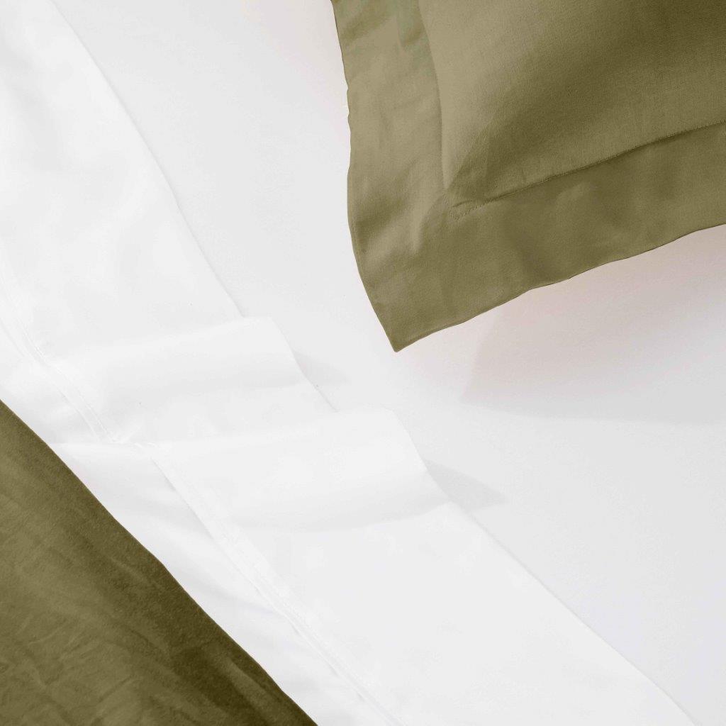 Premium Egyptian Cotton 400 Thread Count Duvet Cover Set - Ultra Soft & Breathable Bedding for Luxury Hotels & Master Bedrooms