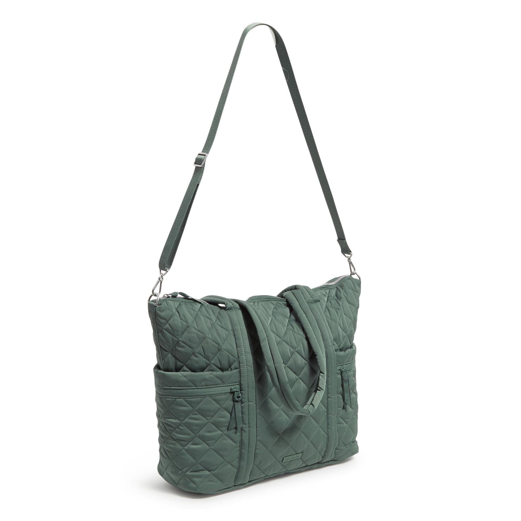 Vera Bradley Women's Large Multi-Strap Tote Bag - Lightweight Performance Twill Fabric - Perfect for Work, Travel & Everyday Carry