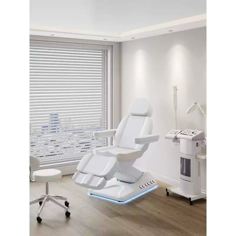 Greenlife® LUNA I 4 Motor Spa Electric Facial Bed with Heating - Professional Massage Table for Home & Salon Use - Perfect for Facials, Massage Therapy, and Relaxation