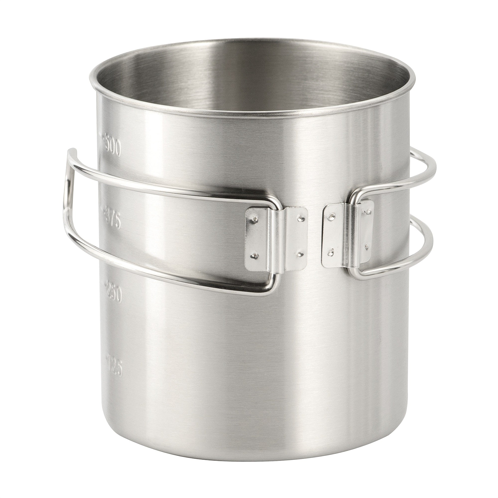 17oz M Tac Folding Handle Camping Mug - Insulated Stainless Steel Travel Coffee Cup for Outdoor Hiking, Backpacking & Picnics