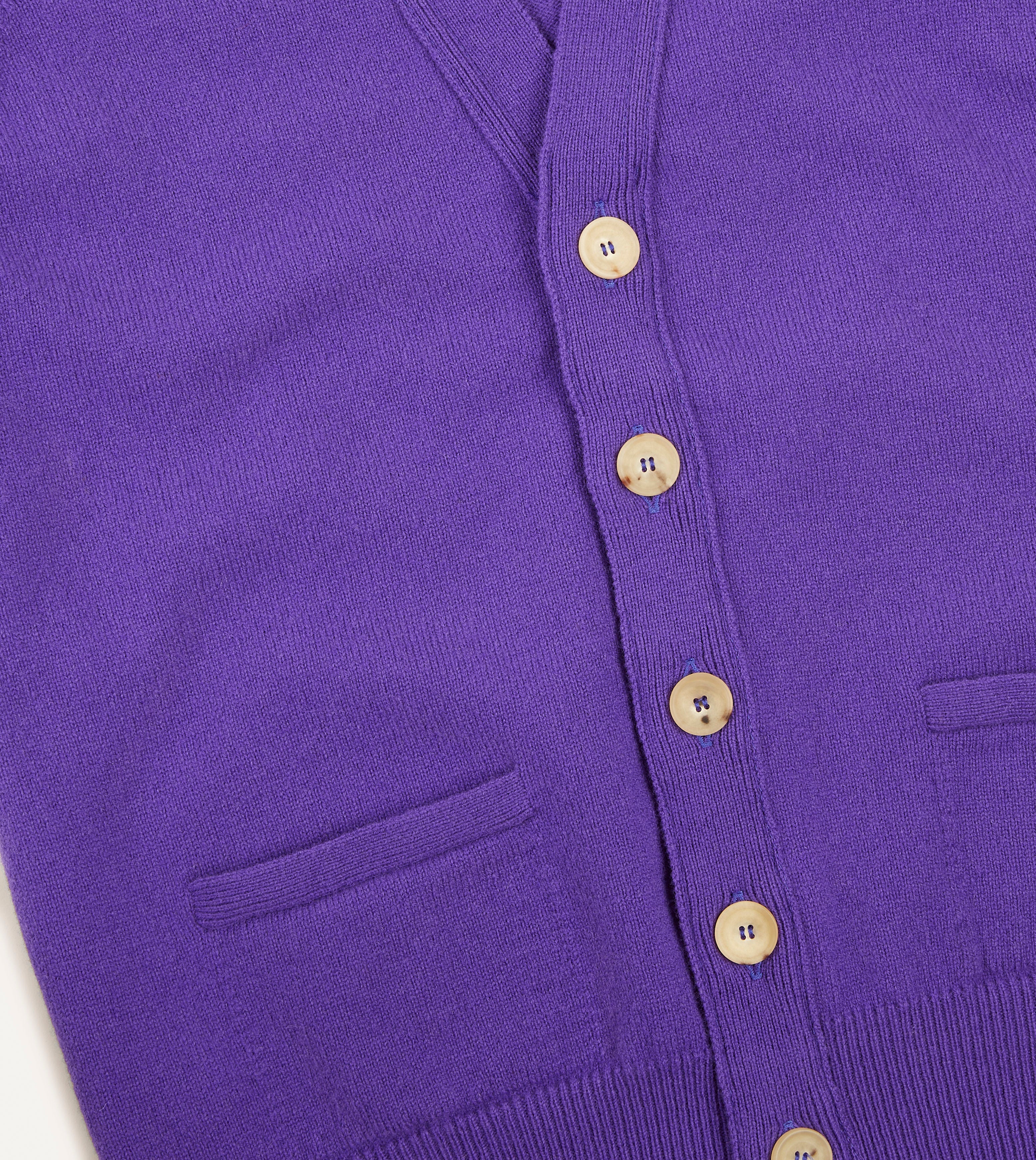 Soft Purple Lambswool Sleeveless Cardigan for Women - Cozy Lightweight Knit Open Front Sweater - Perfect for Layering in Fall & Winter