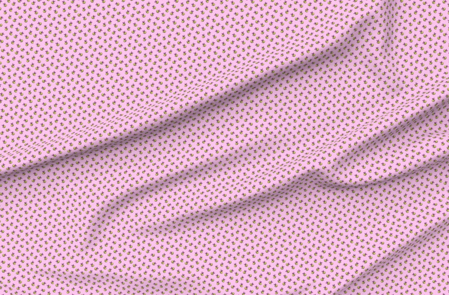 Easter Spring Egg Colors Pink Garden Bees Printed Organic Cotton Sateen Fabric by The Yard - Premium Spoonflower Fabric for Sewing, Quilting, Apparel & Home Decor - Perfect for Easter Decorations, Spring Crafts & DIY Projects