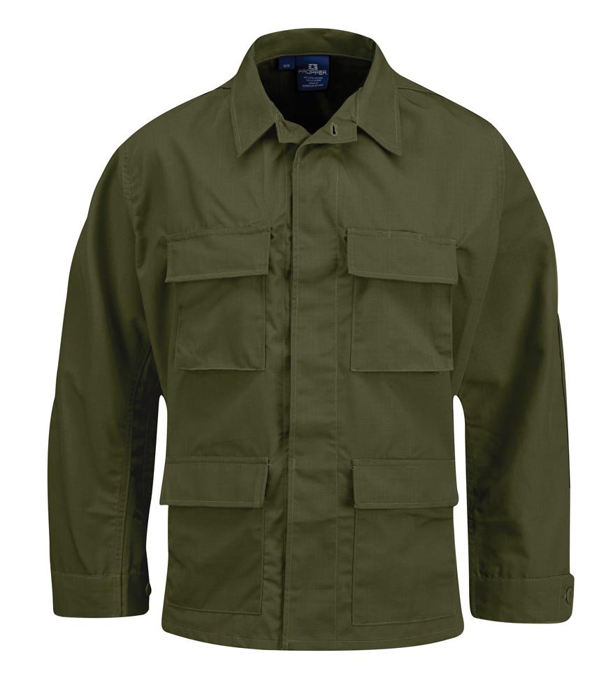 Propper Men's F545455 BDU Coat - Durable Military Jacket for Outdoor Activities, Hunting & Tactical Use