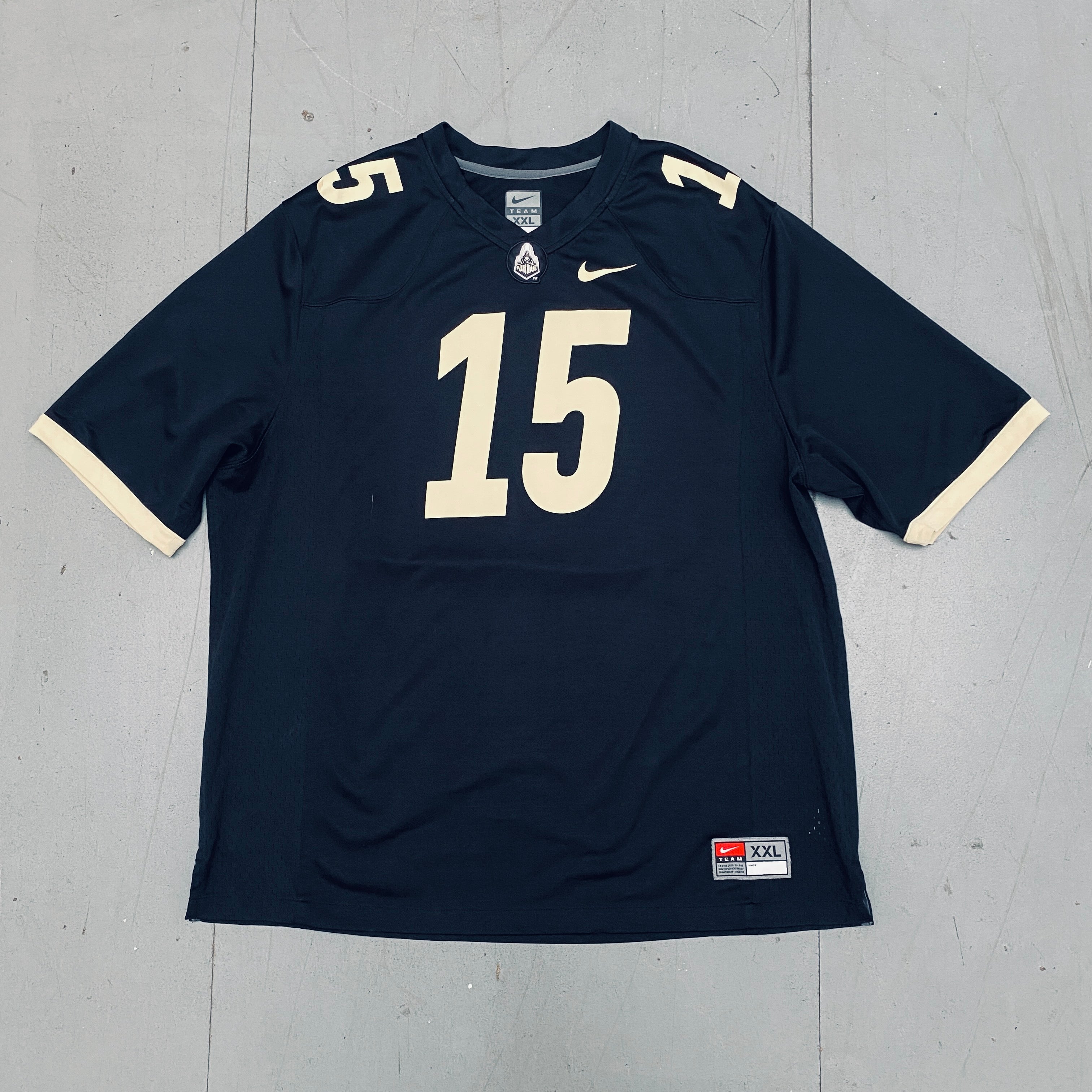 Purdue Boilermakers Drew Brees #15 Nike Football Jersey XXL - Official College Fan Gear for Game Day & Tailgating
