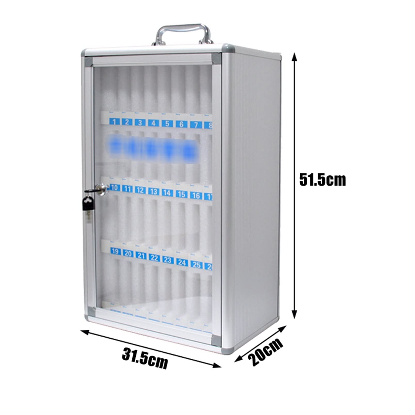 Stainless Steel Mobile Phone Locker - 12/24/36/48/60 Slots Storage Organizer for Staff & Students | Secure Cell Phone Storage Box | Perfect for Schools, Offices & Public Spaces (36 Slots)