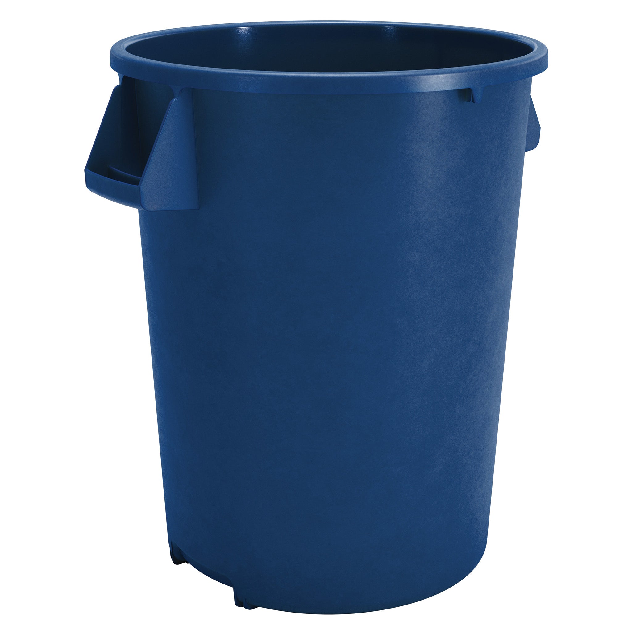 32 Gallon Color Coded Trash Can with Lid - Heavy Duty Waste Bin for Kitchen, Office, Garage & Outdoor Use - Durable Plastic Garbage Container with Handles (Red/Blue/Green)