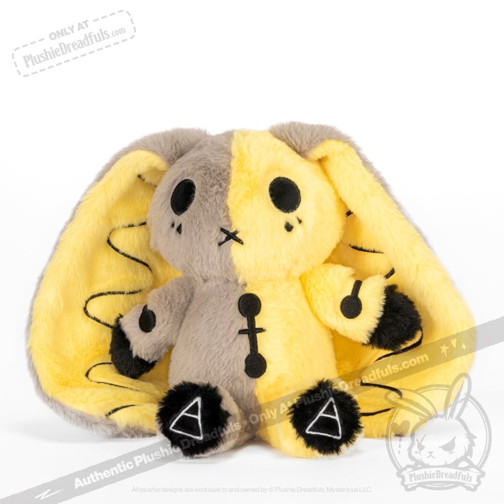 Plushie Dreadfuls Deafness Awareness Rabbit - Soft Stuffed Animal Toy for Kids, Adults & Collectors - Perfect for Gifts, Bedroom Decor & Sensory Comfort