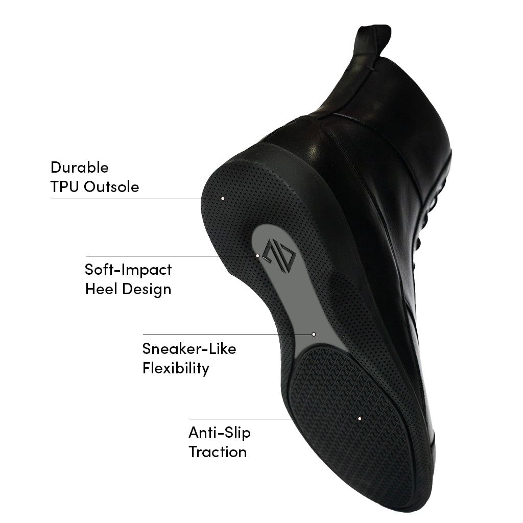 Obsidian Black Boots - Waterproof & Comfortable Hiking Boots for Men & Women - Perfect for Outdoor Adventures, Camping & Trekking