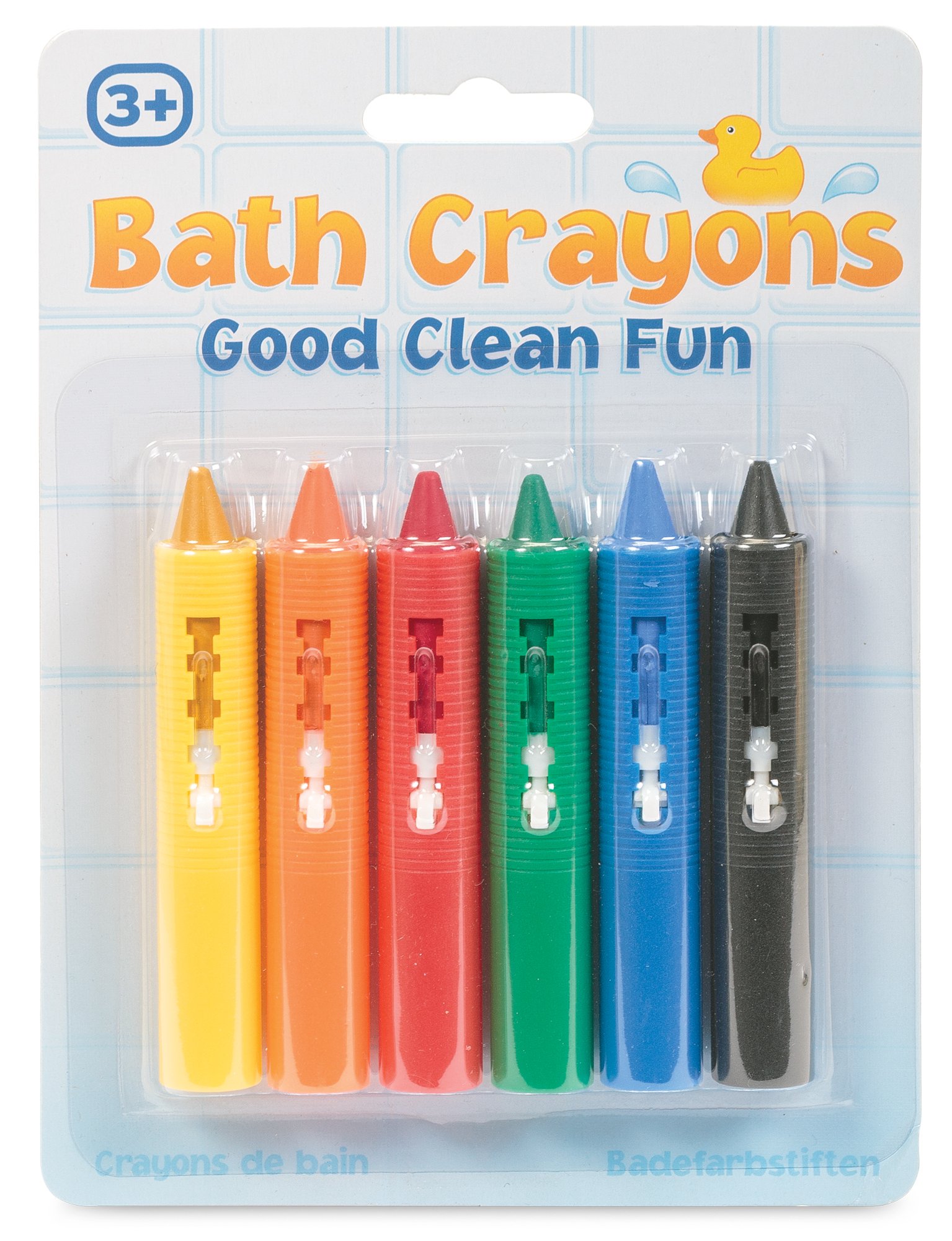 Tobar 05177 Washable Bath Crayons for Kids - 12 Vibrant Colors, Non-Toxic & Safe Bathtub Toys - Fun Drawing & Learning Activity for Toddlers (Perfect for Bath Time Play & Creative Art)