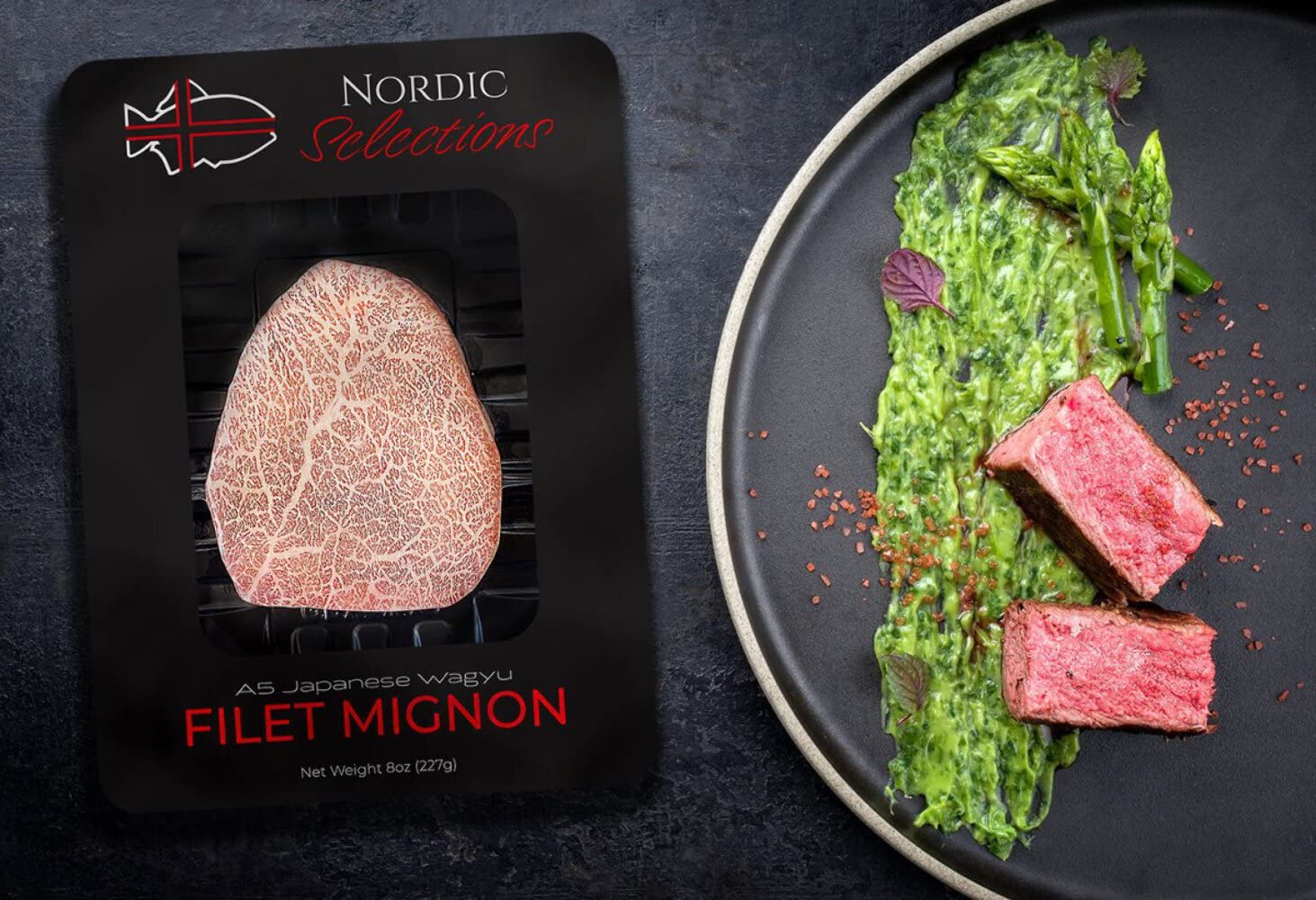 Premium A5 Japanese Wagyu Filet Mignon Steak - Boneless, Fresh Thick-Cut Kagoshima Reserve Beef | Skin-Packed 100% Authentic A5 Wagyu | Perfect for Gourmet Dining, Special Occasions & Luxury Gifts | Overnight Shipping (8 oz, 1 Count)