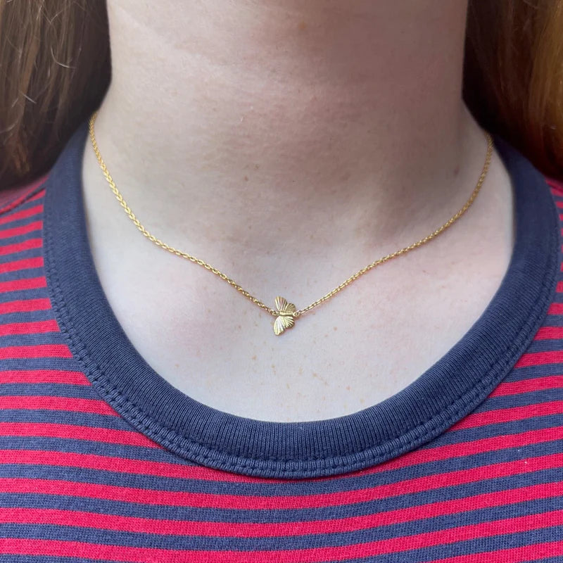 Tiny Asterope Single Migration Necklace - Elegant Minimalist Dainty Gold Pendant for Women | Perfect for Everyday Wear, Gifts & Special Occasions