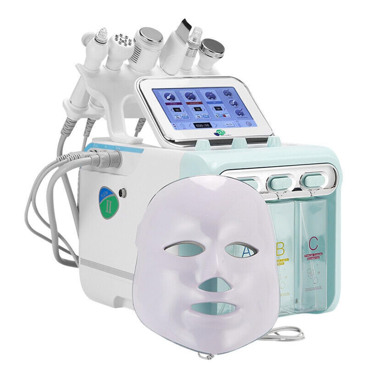 Professional 7-in-1 Facial Machine for Skin Care - Anti-Aging, Deep Cleansing & Hydration - Perfect for Home Spa & Salon Treatments