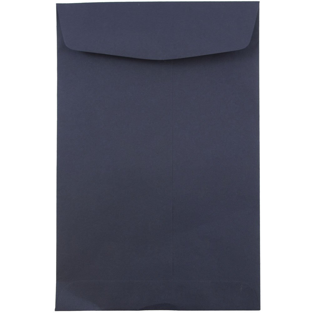 JAM PAPER 6x9 Open End Premium Catalog Envelopes in Navy Blue - 500 Pack Bulk Box for Business Mailing, Invoices & Marketing Materials
