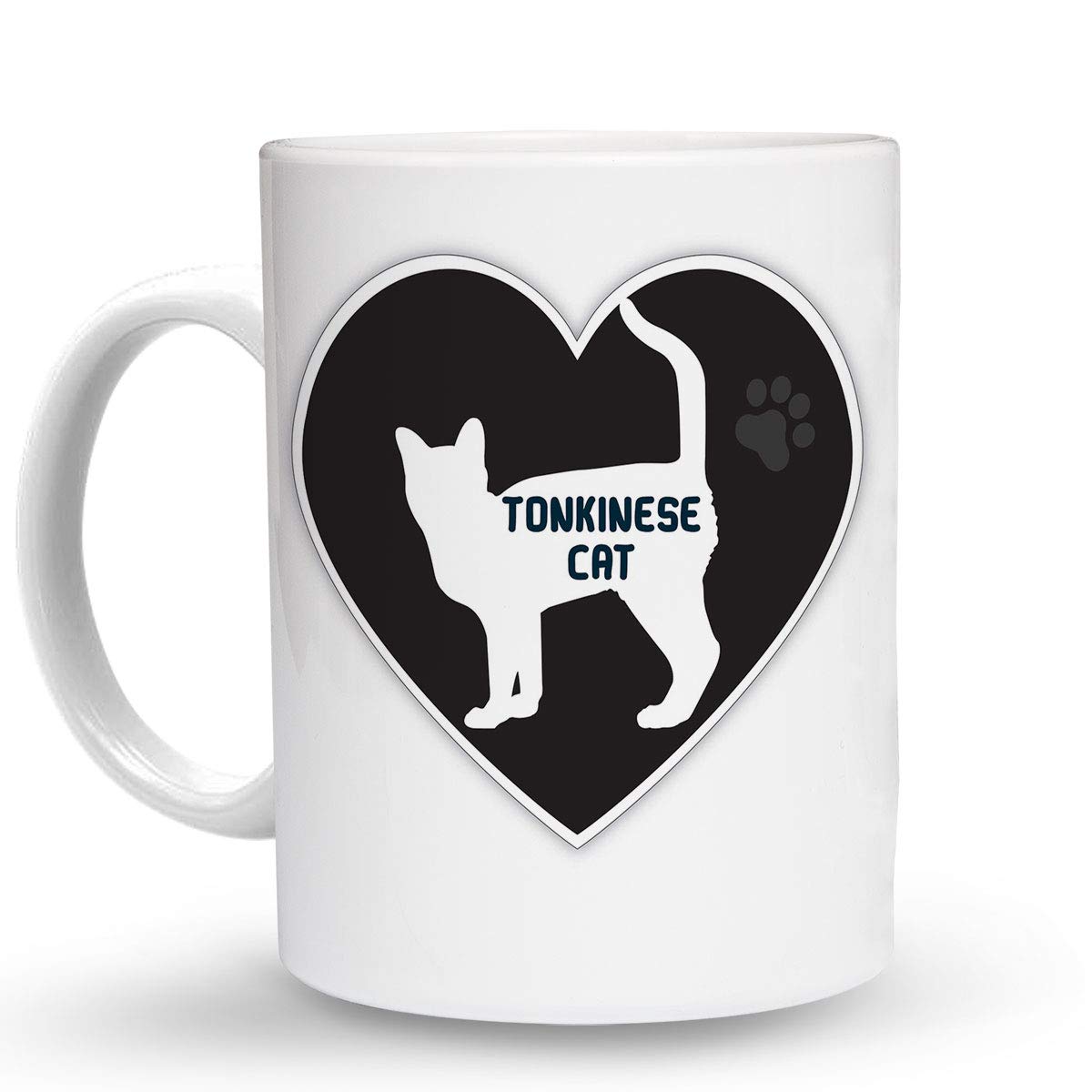 Makoroni Tonkinese Cat 11 Oz Ceramic Coffee Mug - Handmade Cat Lover's Mug for Coffee, Tea & Hot Drinks - Perfect Gift for Cat Owners & Pet Lovers