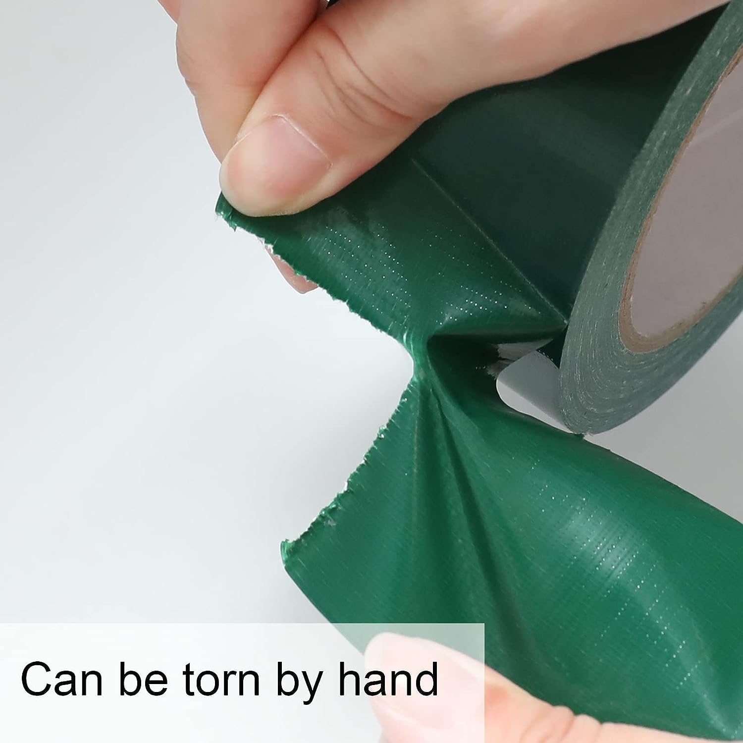 WELSTIK Heavy Duty Waterproof Duct Tape 4 Inch - Professional Grade Industrial Strength Adhesive Tape for Repairs, DIY Projects, Crafts, Home & Outdoor Use | No Residue, Hand-Tearable (3.77Inch x 45 Yards, Green) | Perfect for Emergency Fixes, Pipe Sealing, Camping Gear & Vehicle Repairs
