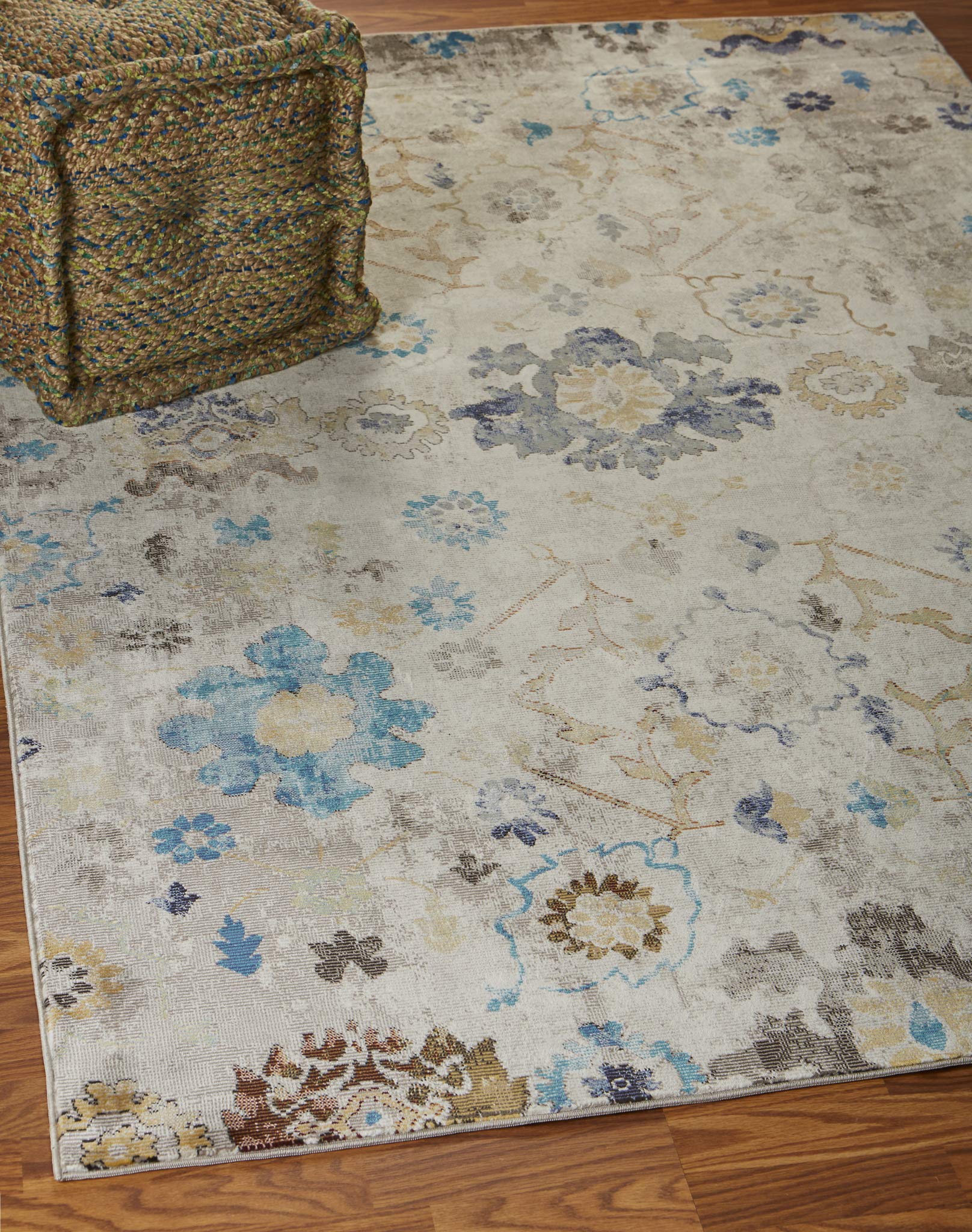 LR Home Gala Collection 8' x 10' Beige Multi Area Rug - Perfect for Living Room, Bedroom & Home Decor