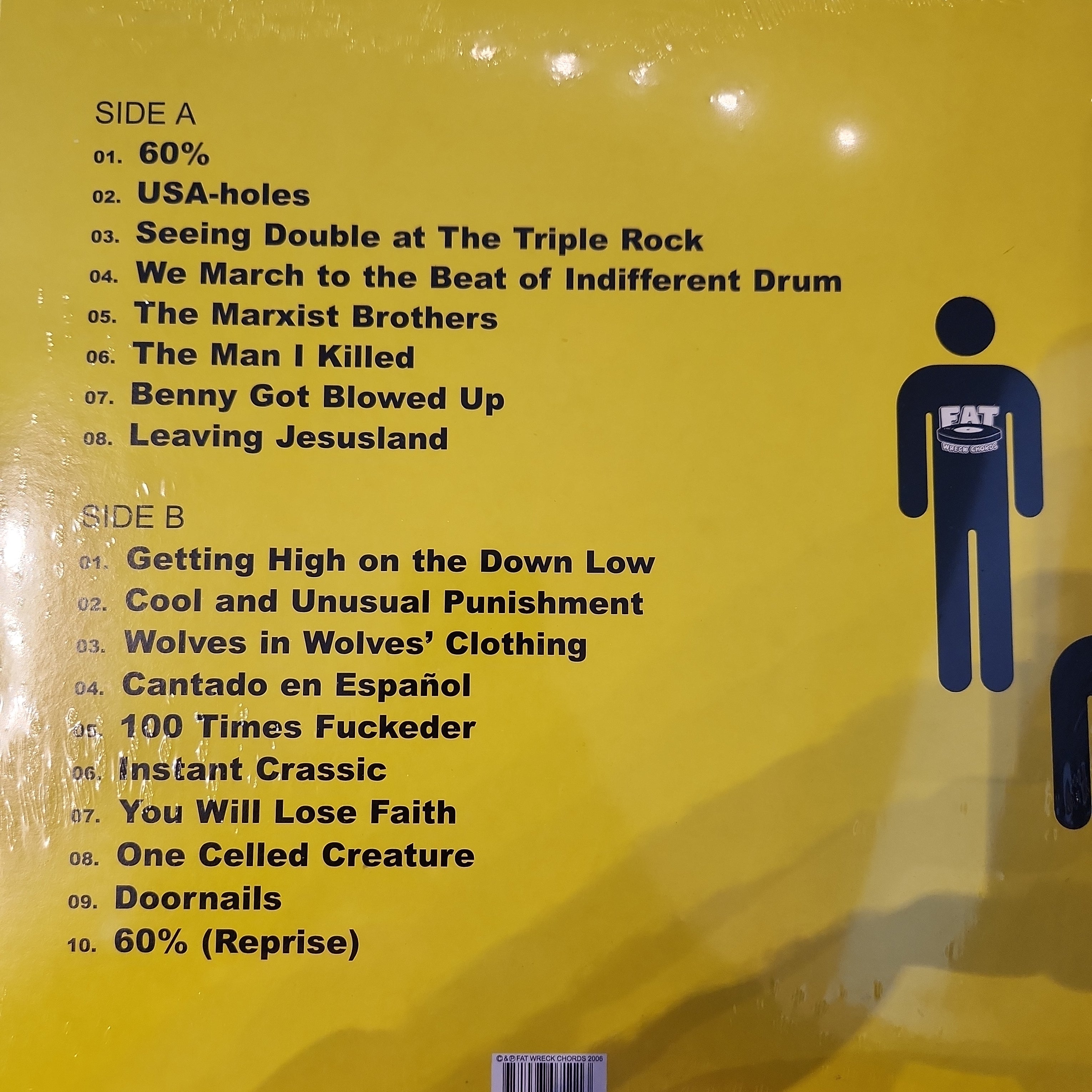 NOFX - Wolf in Wolves Clothing Vinyl LP Record | Punk Rock Music Album for Collectors & Fans | Perfect for Home Listening & Gifts