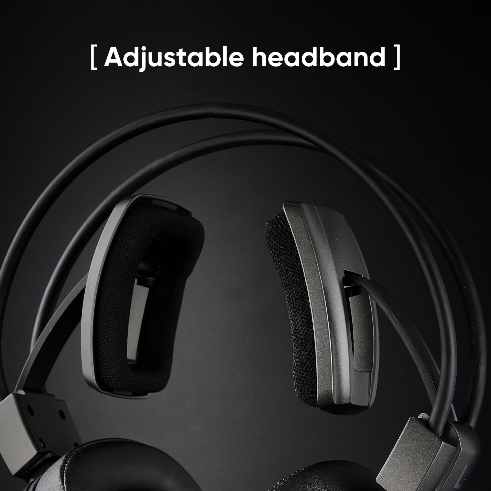 MA01 Wired USB-A Computer Headset with Microphone - 50mm Over-Ear Headphones for PC, Mac, Laptop - Perfect for Office Work, Home Use, Gaming & Online Meetings