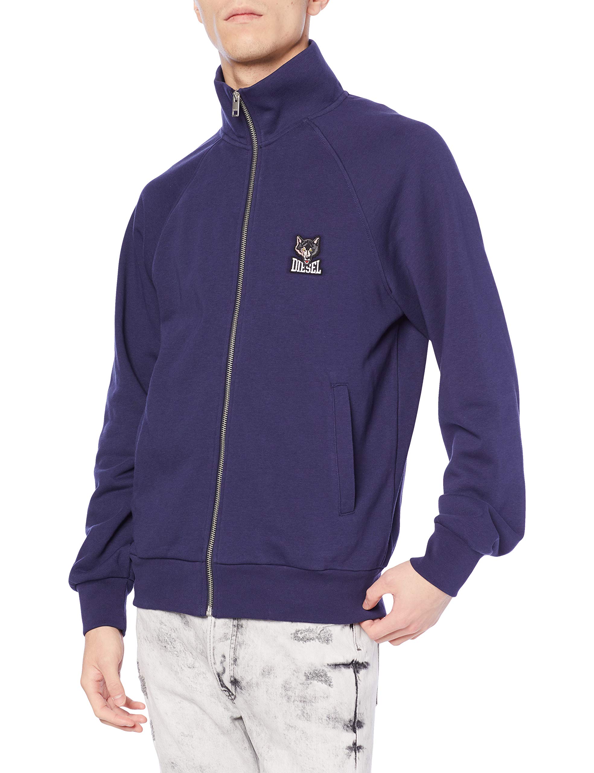 Diesel Men's Ultra Max CZ Sweatshirt - Comfortable Casual Pullover for Everyday Wear, Gym, and Outdoor Activities