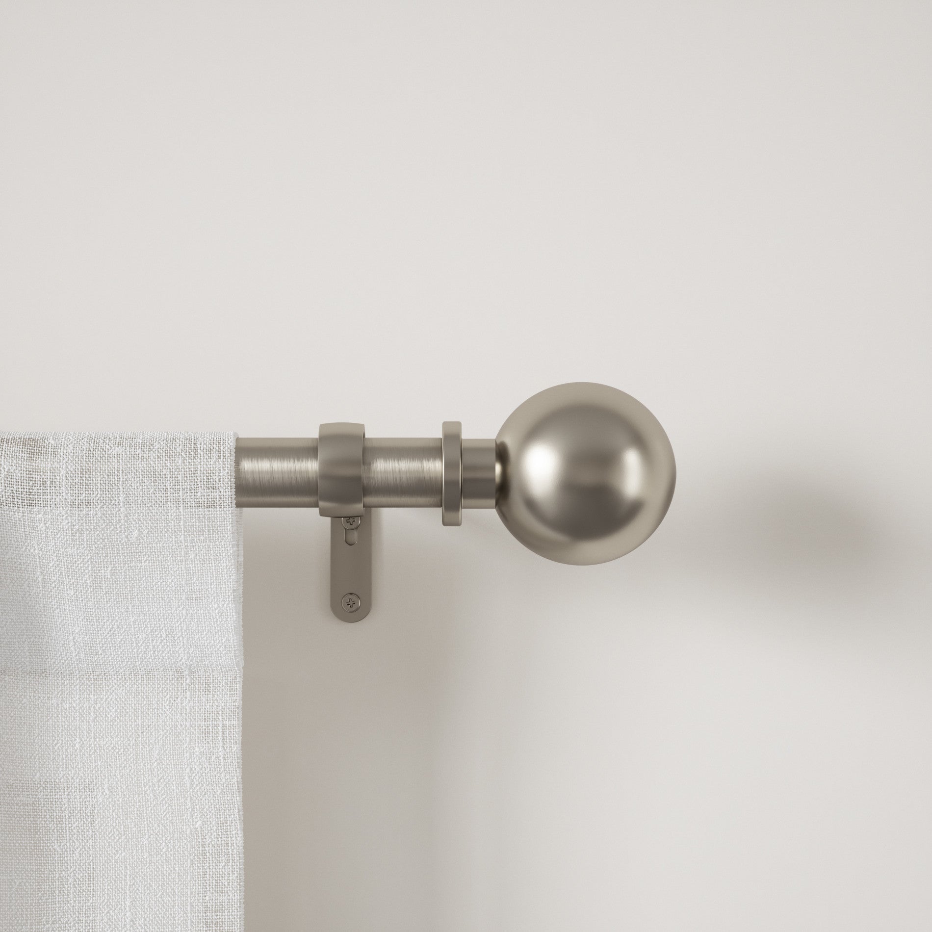 Stylish Curtain Rods for Windows - Adjustable Tension Rod for Drapes, Sheers & Curtains - Perfect for Living Room, Bedroom & Home Decor