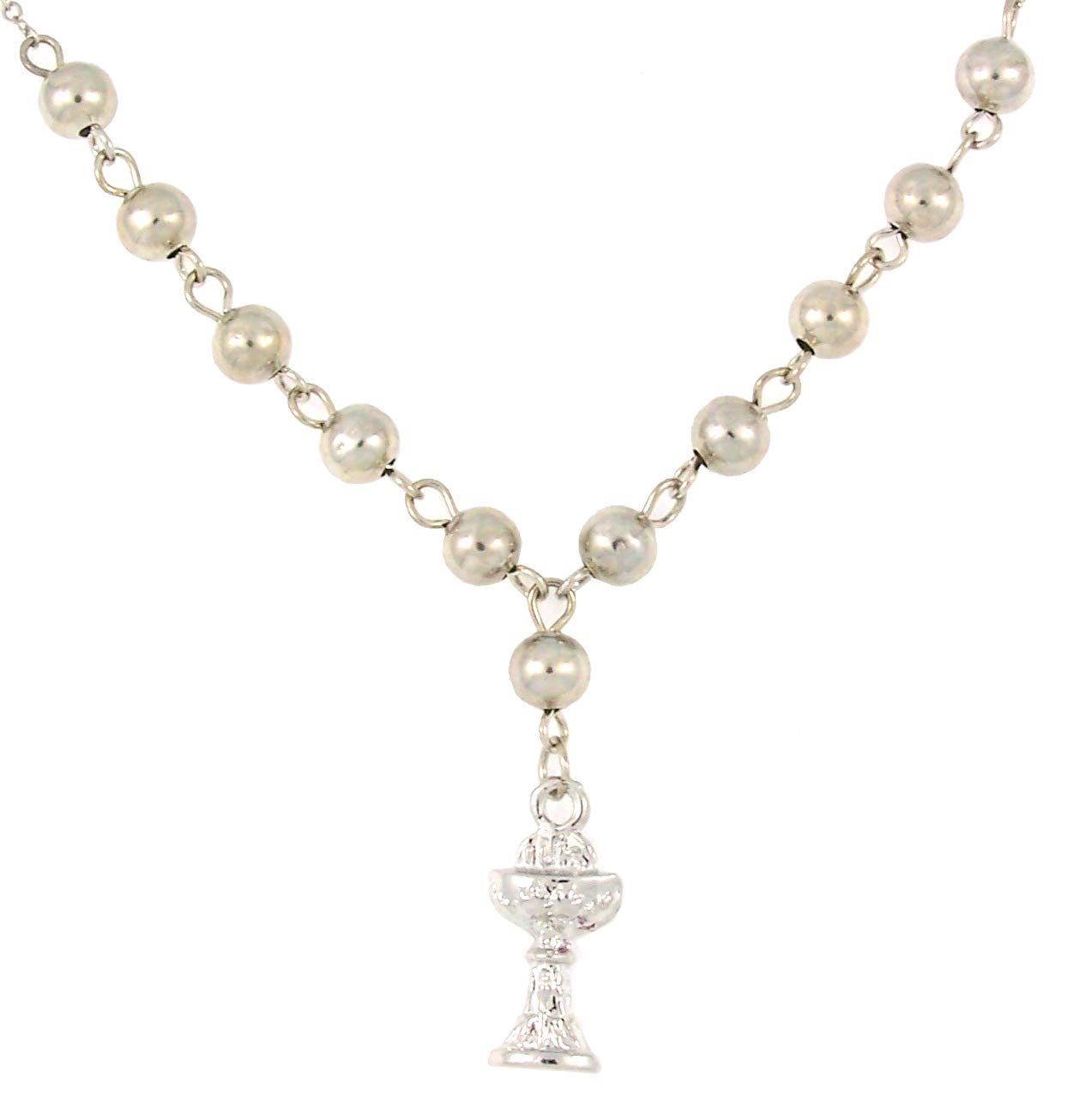Elegant 16-Inch Cross Necklace for Women - Stainless Steel Religious Pendant Jewelry - Perfect for Church, Weddings, and Everyday Wear