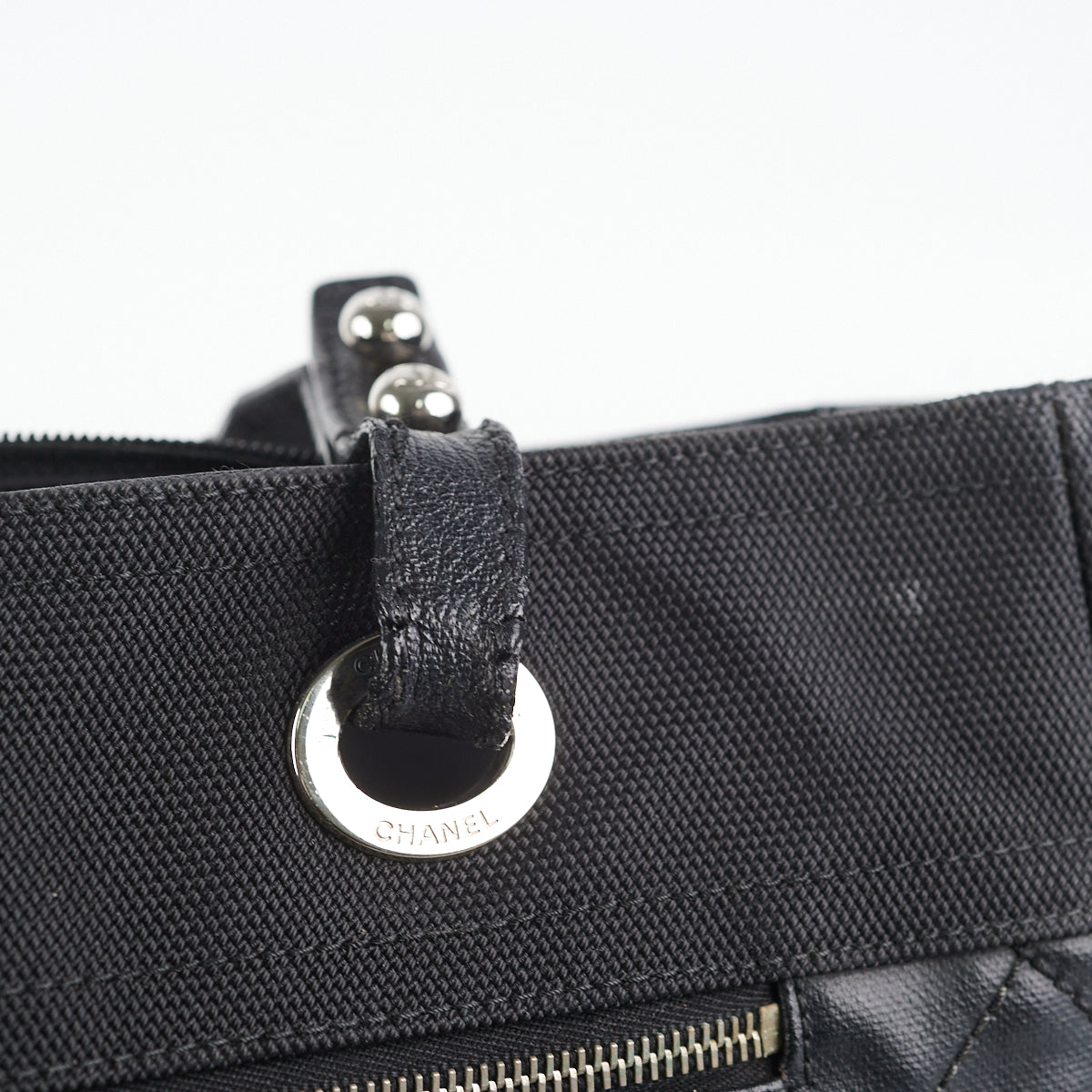 Chanel Biarritz GM Tote Bag - Luxury Leather Handbag for Women, Designer Shoulder Bag with Double C Handles - Perfect for Work, Travel & Everyday Use