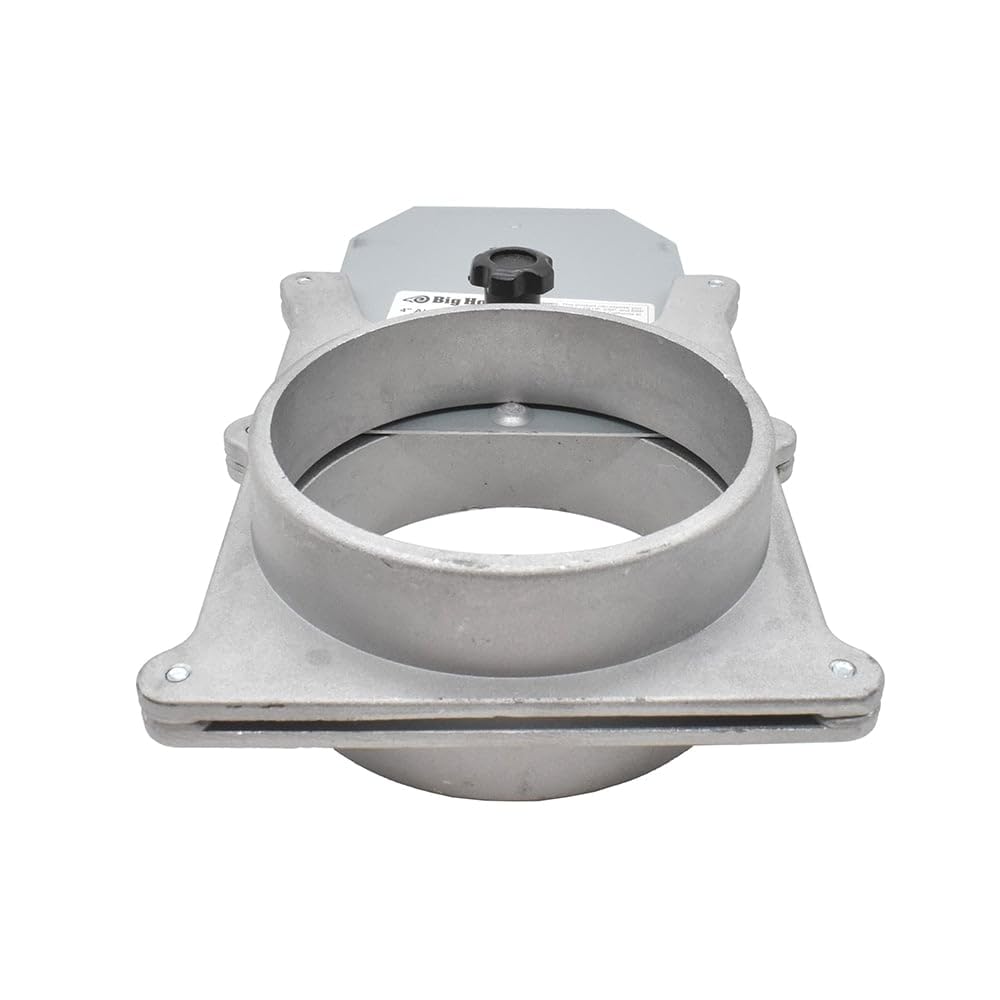 5-Inch Aluminum Blast Gate for Dust Collection System - Heavy Duty HVAC & Woodworking Dust Collector Valve - Perfect for Workshop, Garage, and Industrial Vacuum Applications