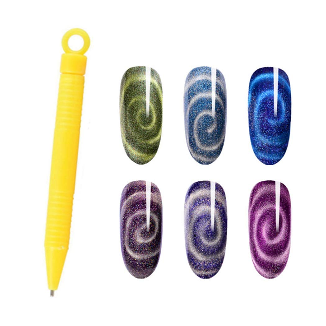 CACAZI 11PCS Professional Magnetic Nail Art Tool Set - Magnet Plate, Wand & Board for Gel Polish & Nail Art Design | Perfect for Salon, Home Manicure & DIY Nail Art