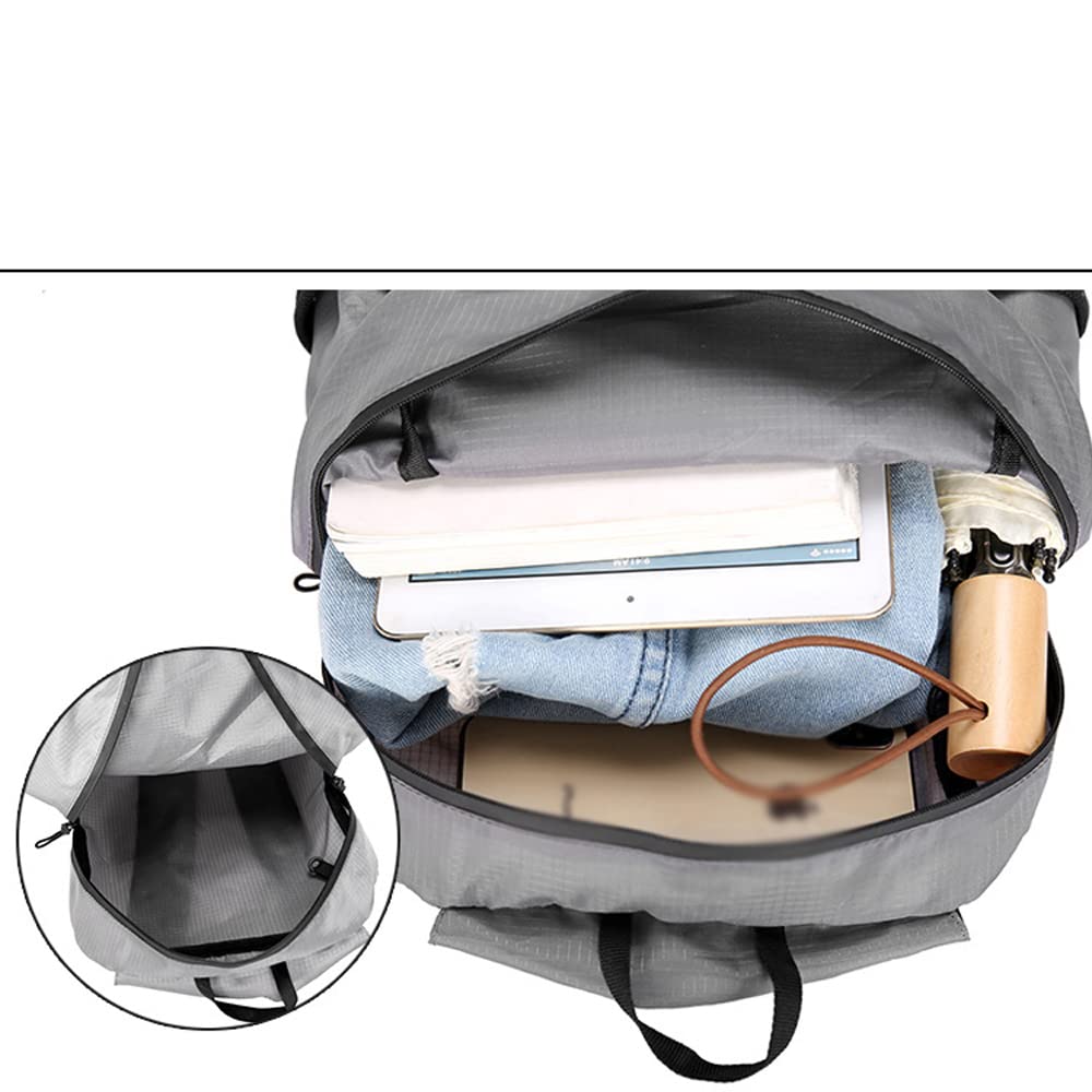 Ultralight Foldable Backpack - Portable Travel Hiking Pack for Women & Men | Water-Resistant Compact Daypack for Outdoor Adventures, Gym, Commuting & Airplane Carry-On