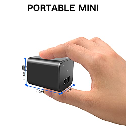 32GB Hidden Spy Camera with 1080P HD Video, Loop Recording & Motion Detection - Mini Nanny Cam for Home Security, Bedroom Surveillance & Indoor Monitoring