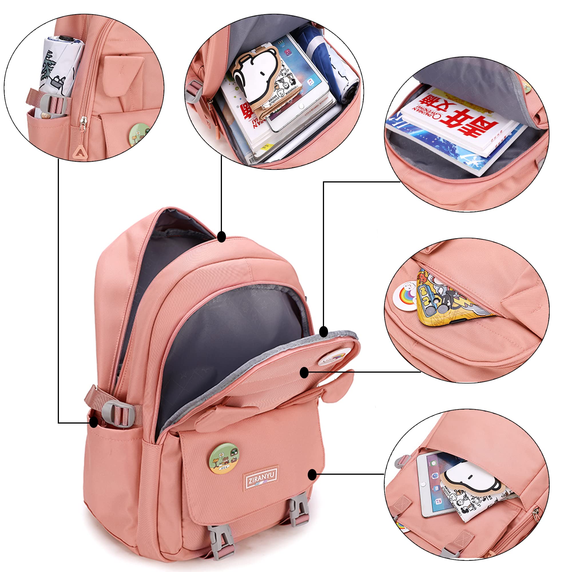 Makukke Anti-Theft Laptop Backpack 15.6