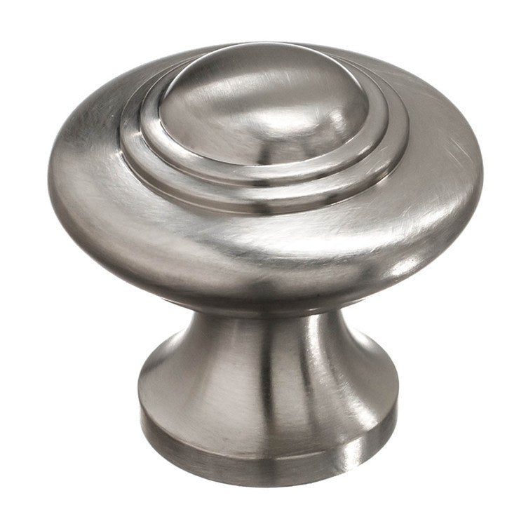 675 Series 1 3/8 Inch Cabinet Knob - Solid Brass Hardware for Kitchen & Bathroom Cabinets, Dressers & Furniture - Classic Round Knob with Smooth Finish - Easy Installation for Home Improvement Projects