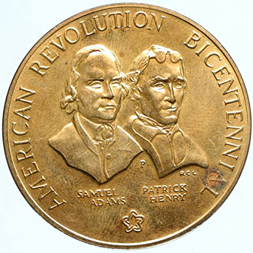 1976 USA Bicentennial Commemorative Coin - Samuel Adams Revolutionary War Collectible Coin | Perfect for History Buffs, Coin Collectors & Patriotic Displays