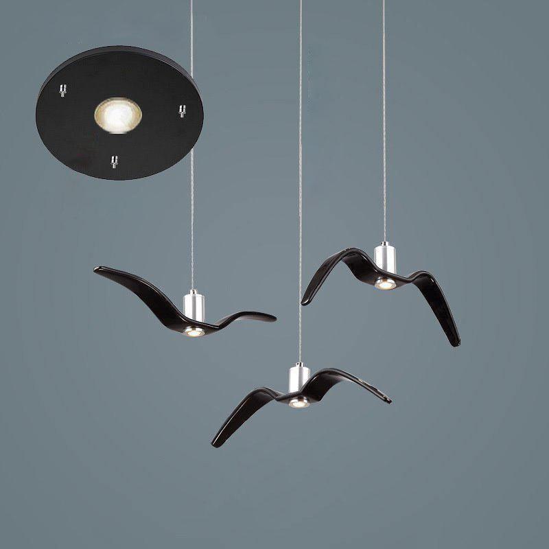 Aviara Modern LED Pendant Light Fixture - Dimmable Hanging Chandelier for Kitchen Island, Dining Room & Bedroom Lighting