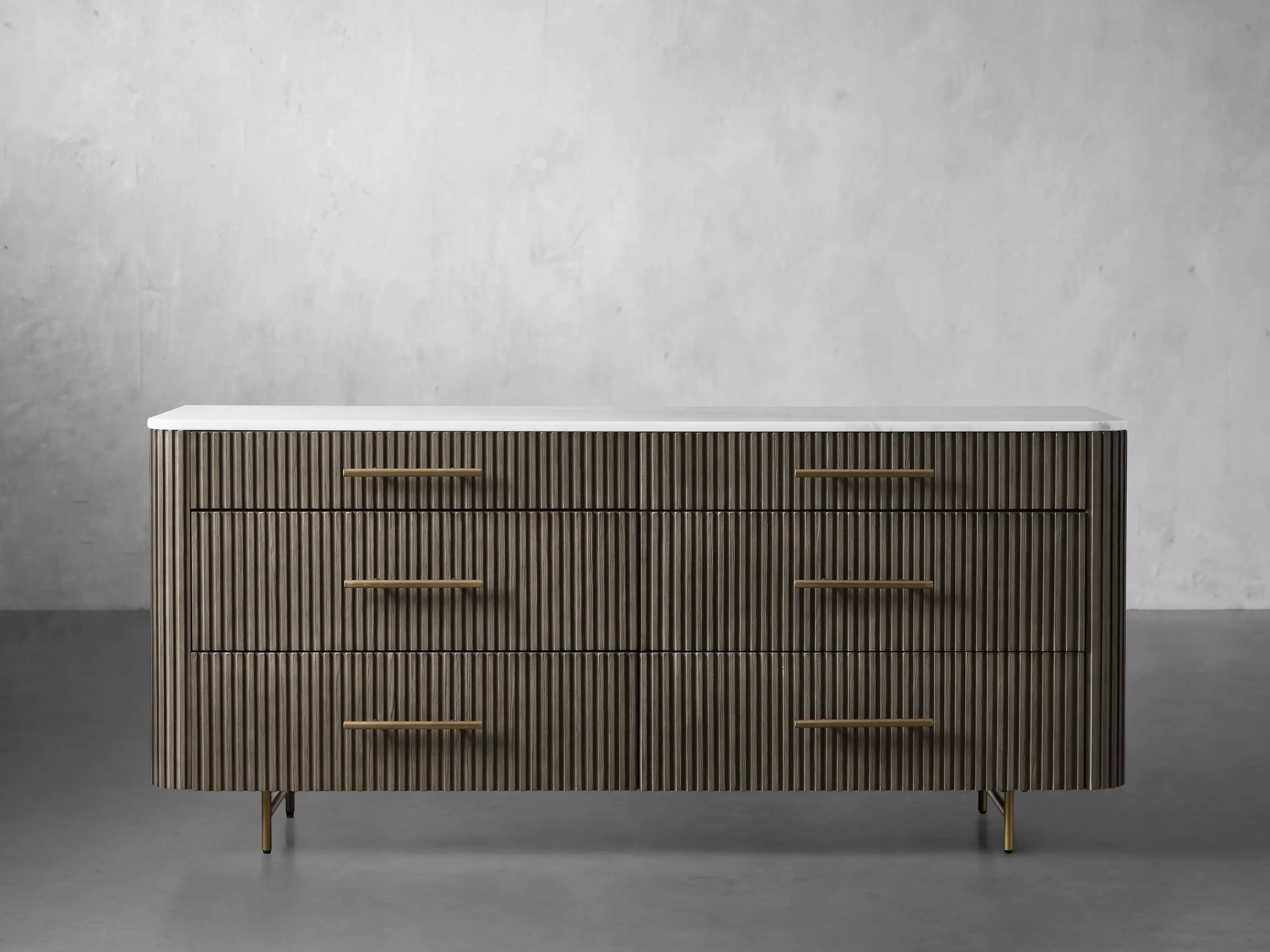 Fimley 6-Drawer Dresser - Modern Wooden Chest of Drawers for Bedroom Storage & Organization | Perfect for Clothes, Linens & Accessories