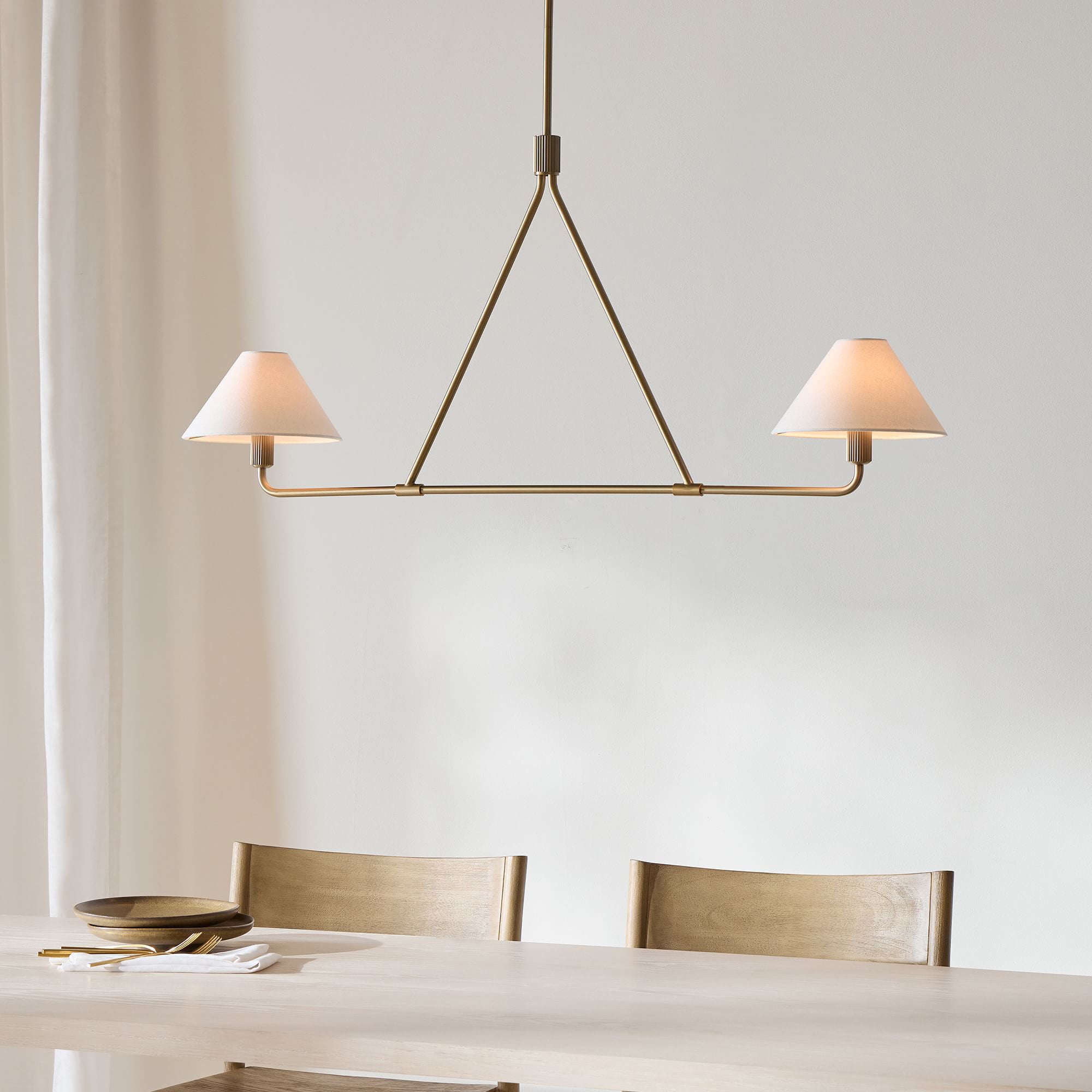 Modern Axis Chandelier - Elegant Crystal Ceiling Light Fixture for Dining Room, Living Room & Bedroom | Perfect for Home Decor & Interior Design