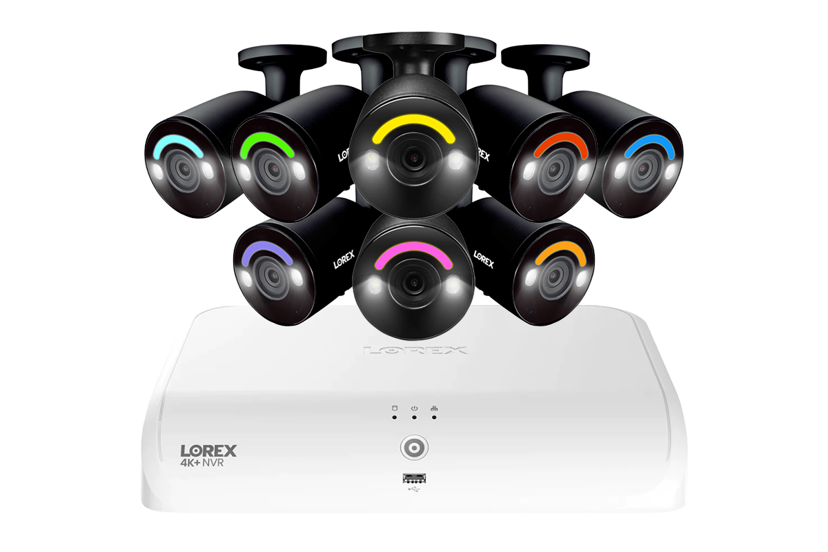 Lorex Fusion Series 16 Channel 4K Security System (8 Wired + 8 WiFi) with 2TB HDD & H14 4K IP Bullet Cameras - Home & Business Surveillance Solution