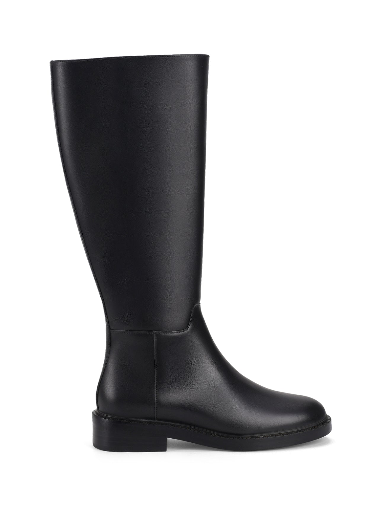 Premium Black Leather Cavalry Riding Boots for Equestrian & Horseback Riding - Durable & Stylish for Western, English & Outdoor Activities