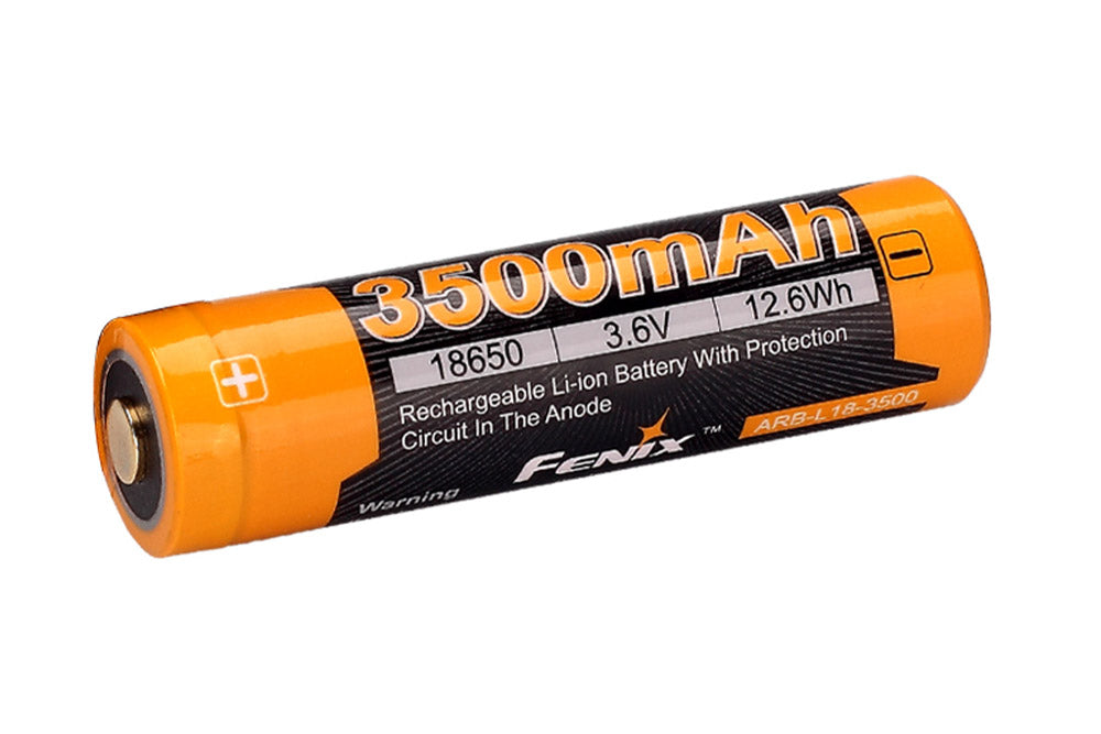 Fenix ARB L18 3500mAh High Capacity Rechargeable 18650 Lithium Battery - Perfect for Flashlights, Vaping Devices & Portable Electronics