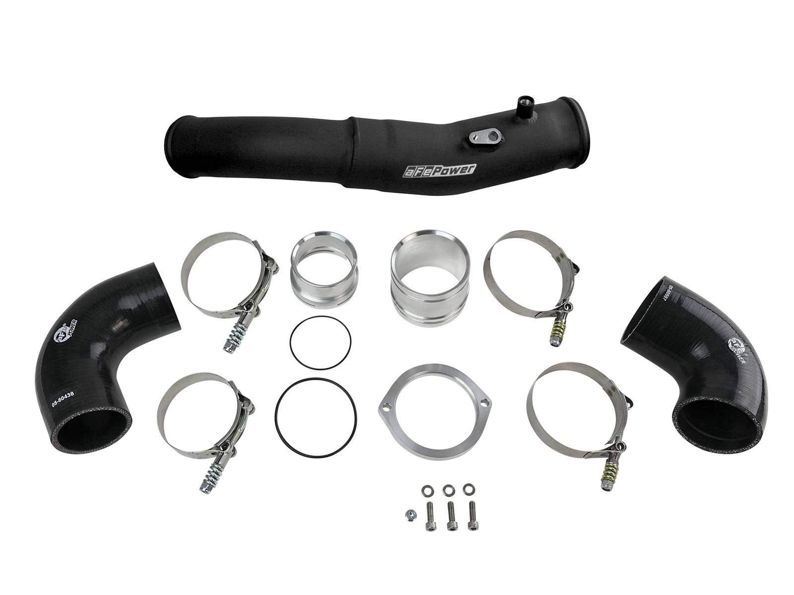 aFe Power 46-20408-B BladeRunner Hot Charge Pipe - High Performance Aluminum Intake Pipe for Turbocharged Vehicles | Perfect for Street Racing & Performance Upgrades