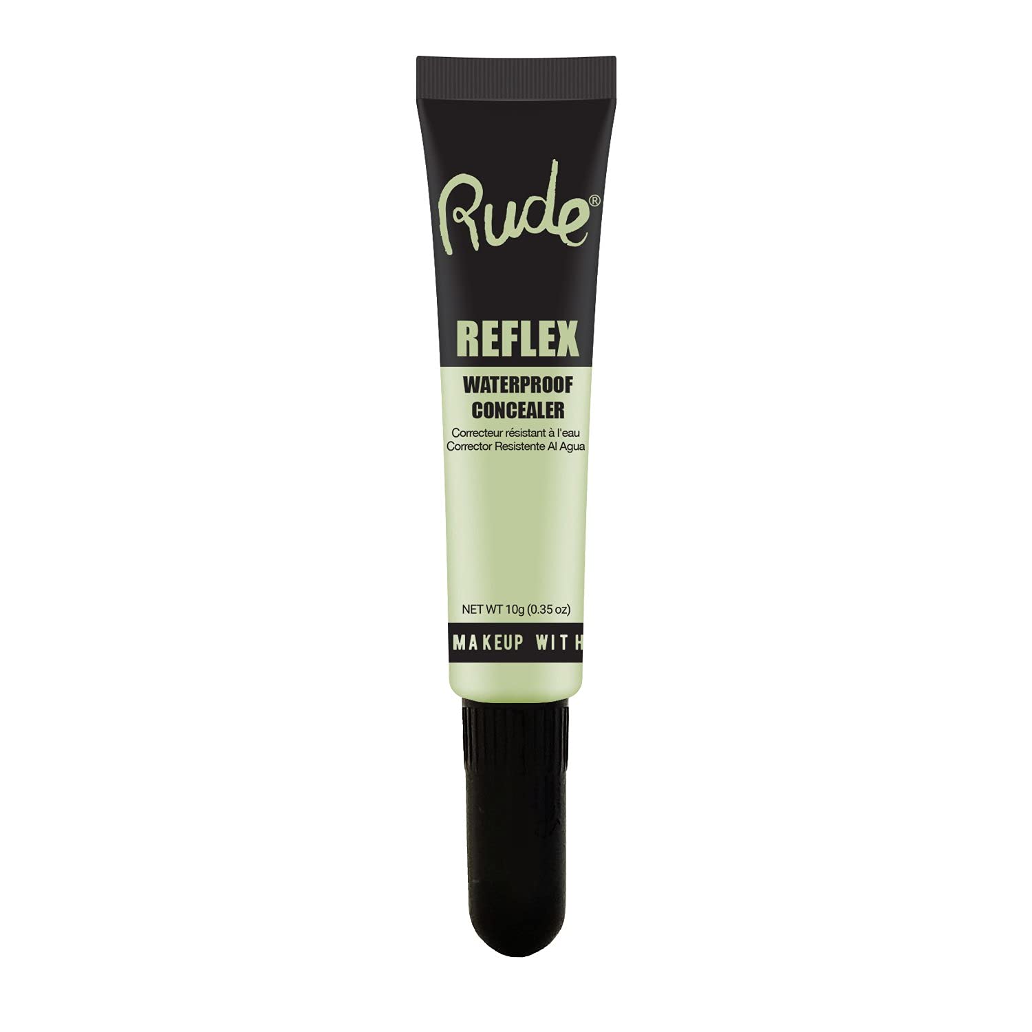 Rude Cosmetics Reflex Waterproof Concealer - Beige 04 | Full Coverage, Long-Lasting, Crease-Proof | Perfect for Dark Circles, Blemishes & Under Eye Brightening
