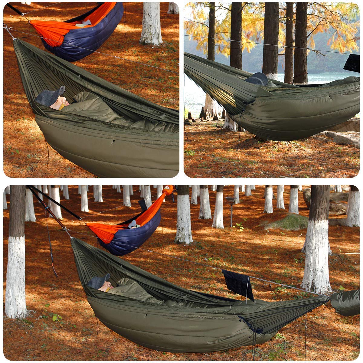 OneWind Hammock Rain Fly & Insulated Quilt Set for Winter Camping - Waterproof Shelter & Warmth for Outdoor Adventures in Cold Weather