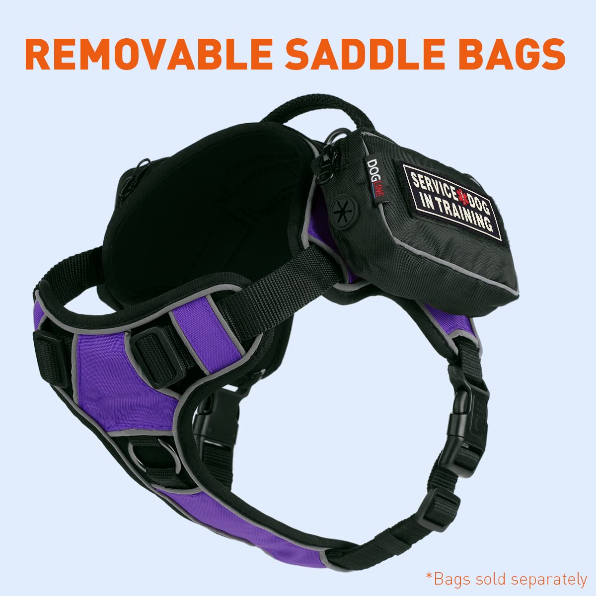 No-Pull Dog Harness with Reflective Patches & Quick Release Buckles - Adjustable 36-45
