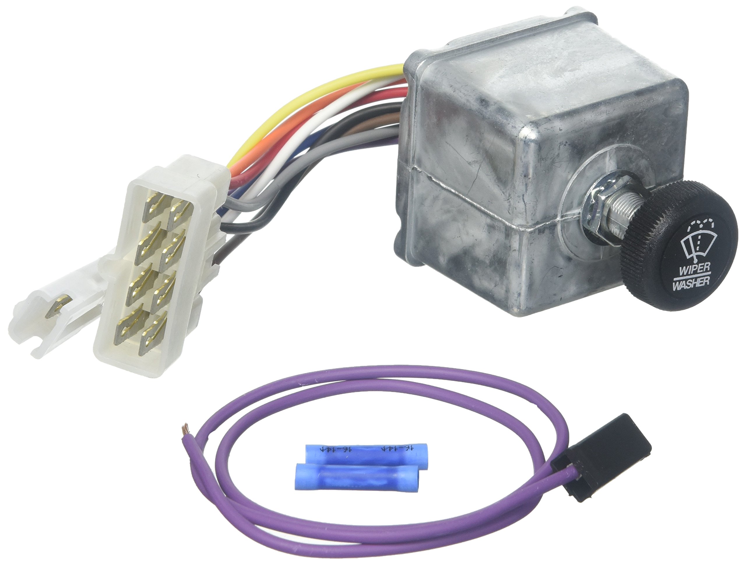 Cole Hersee 75601-14-BX 12V Dual Wiper Switch with Knob - Heavy Duty Marine & Automotive Wiper Control for Boats, Trucks, RVs - No Wwc Dyn-Brk
