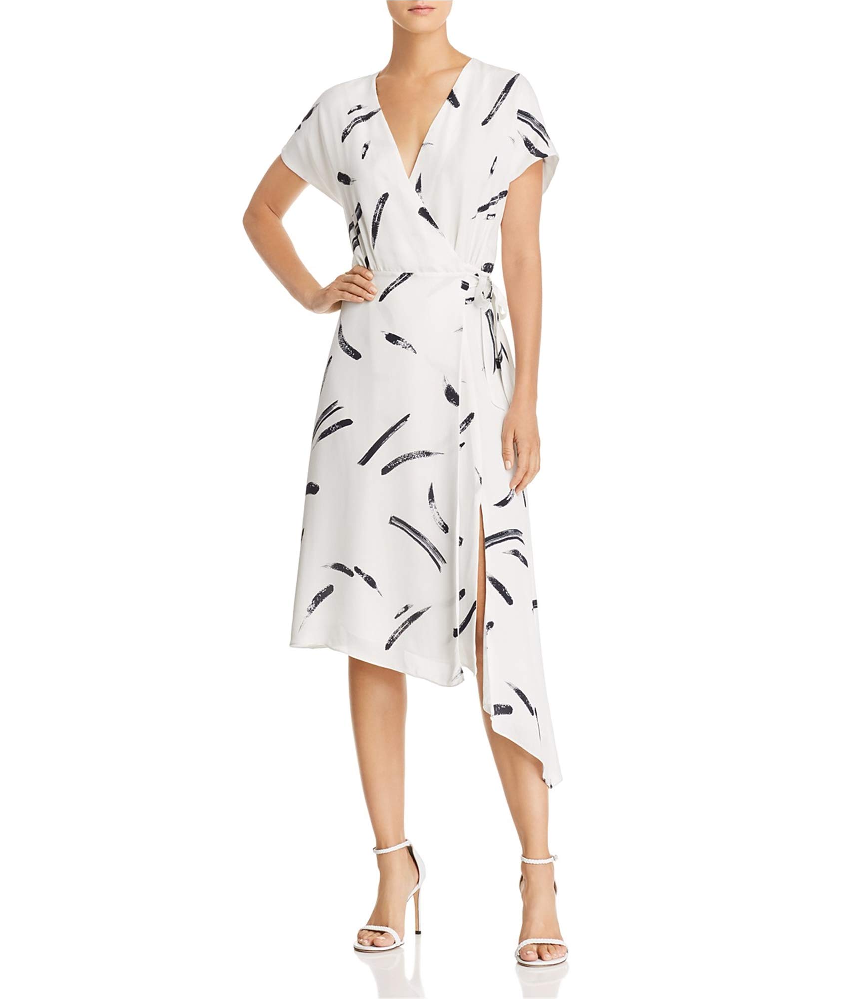 Joie Women's Bethwyn Wrap Dress - Flattering V-Neck Midi Dress for Casual & Office Wear | Perfect for Work, Date Nights & Special Occasions