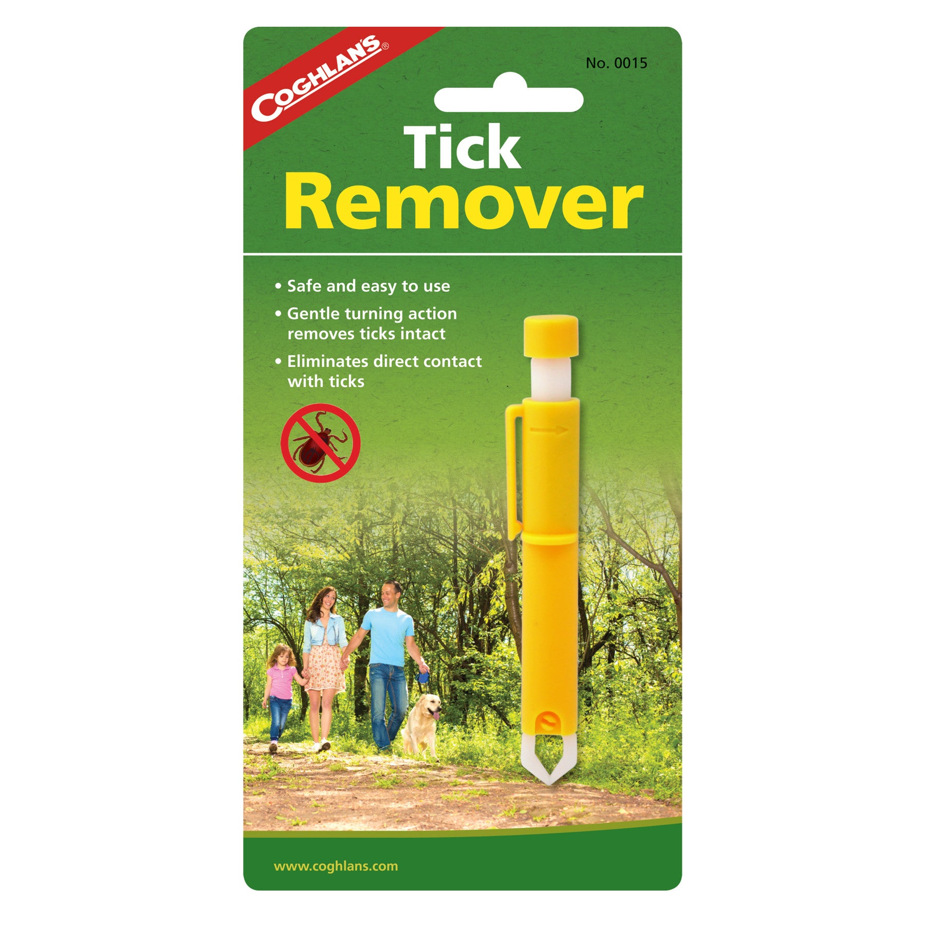 Coghlan's Tick Remover Tool - Safe & Easy Tick Removal for Dogs, Cats & Humans | Outdoor Camping, Hiking & Pet Care Essential